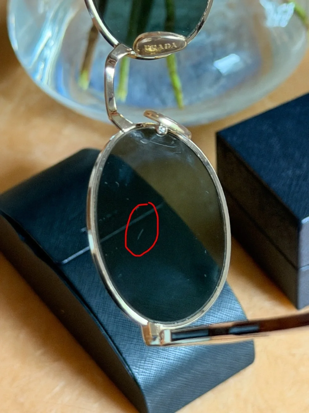 Prada Oval Sunglasses